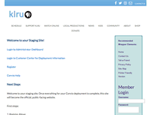 Tablet Screenshot of klrusupport.org